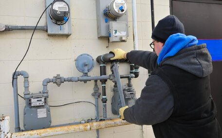 install gas appliance ?